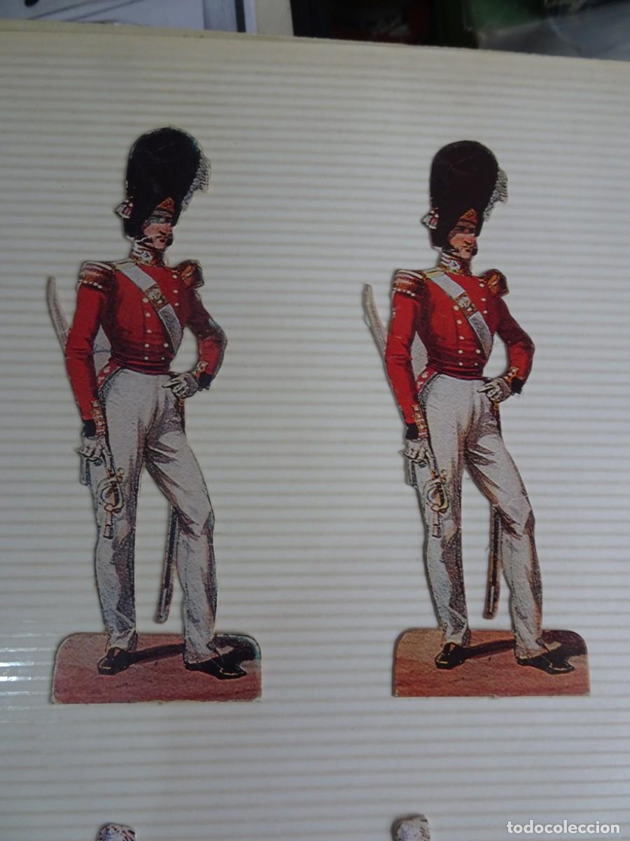 Coleccionismo Cromos troquelados antiguos: LOTE DE ANTIGUOS CROMOS TROQUELADOS, MILITAR, SOLDADOS, VER FOTOS