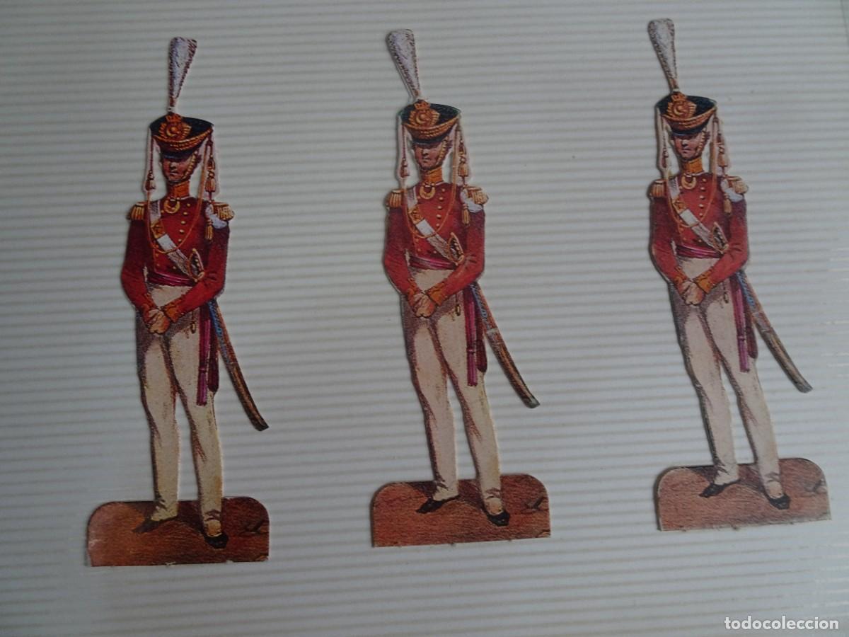 Coleccionismo Cromos troquelados antiguos: LOTE DE ANTIGUOS CROMOS TROQUELADOS, MILITAR, SOLDADOS, VER FOTOS