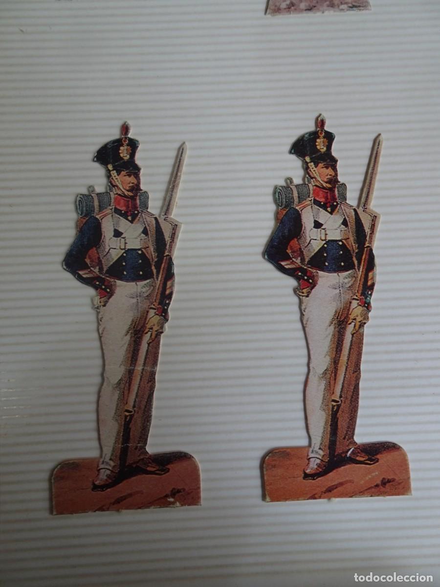 Coleccionismo Cromos troquelados antiguos: LOTE DE ANTIGUOS CROMOS TROQUELADOS, MILITAR, SOLDADOS, VER FOTOS