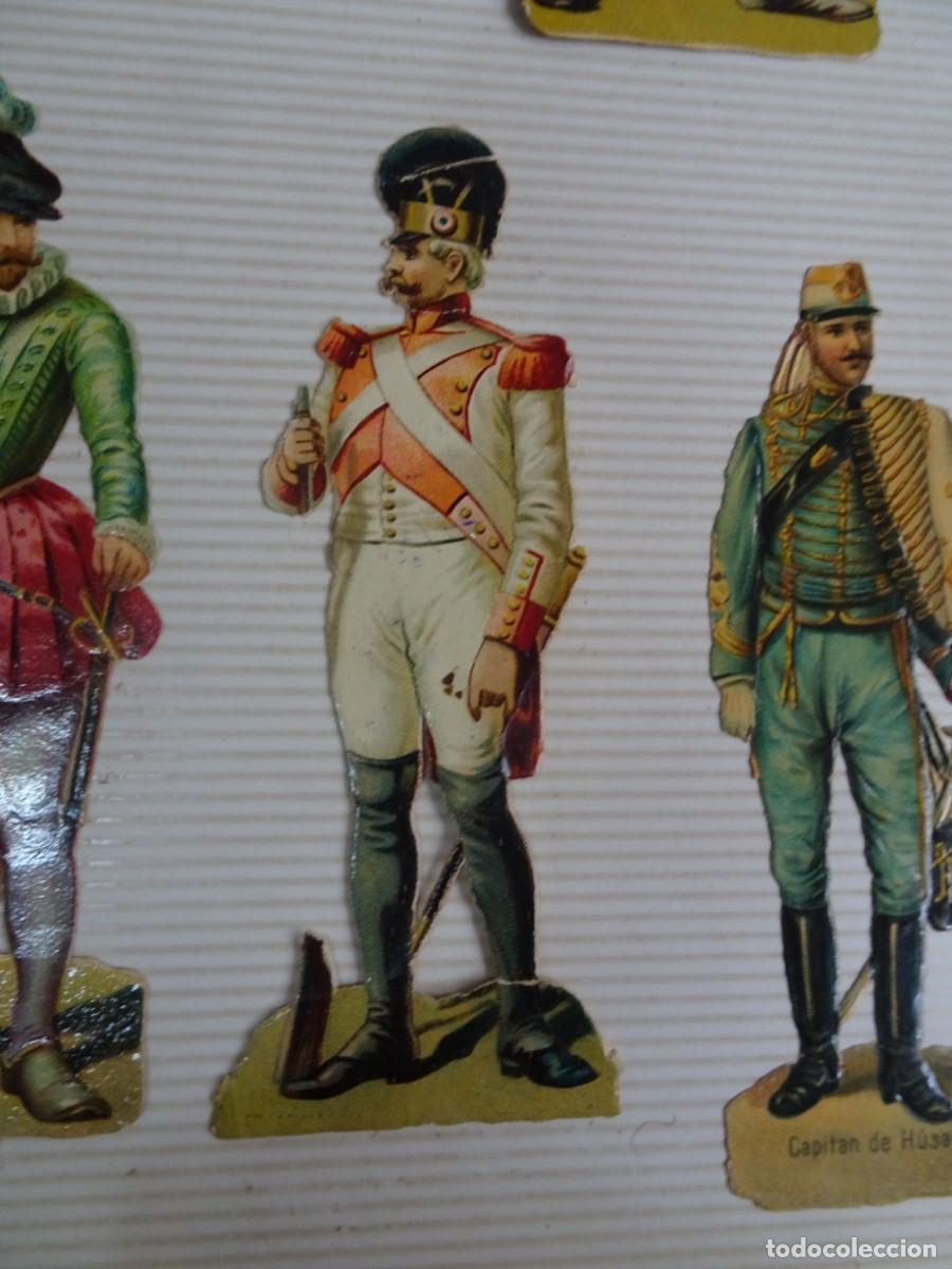 Coleccionismo Cromos troquelados antiguos: ANTIGUO CROMO TROQUELADO, MILITAR UNIFORME, VER FOTOS