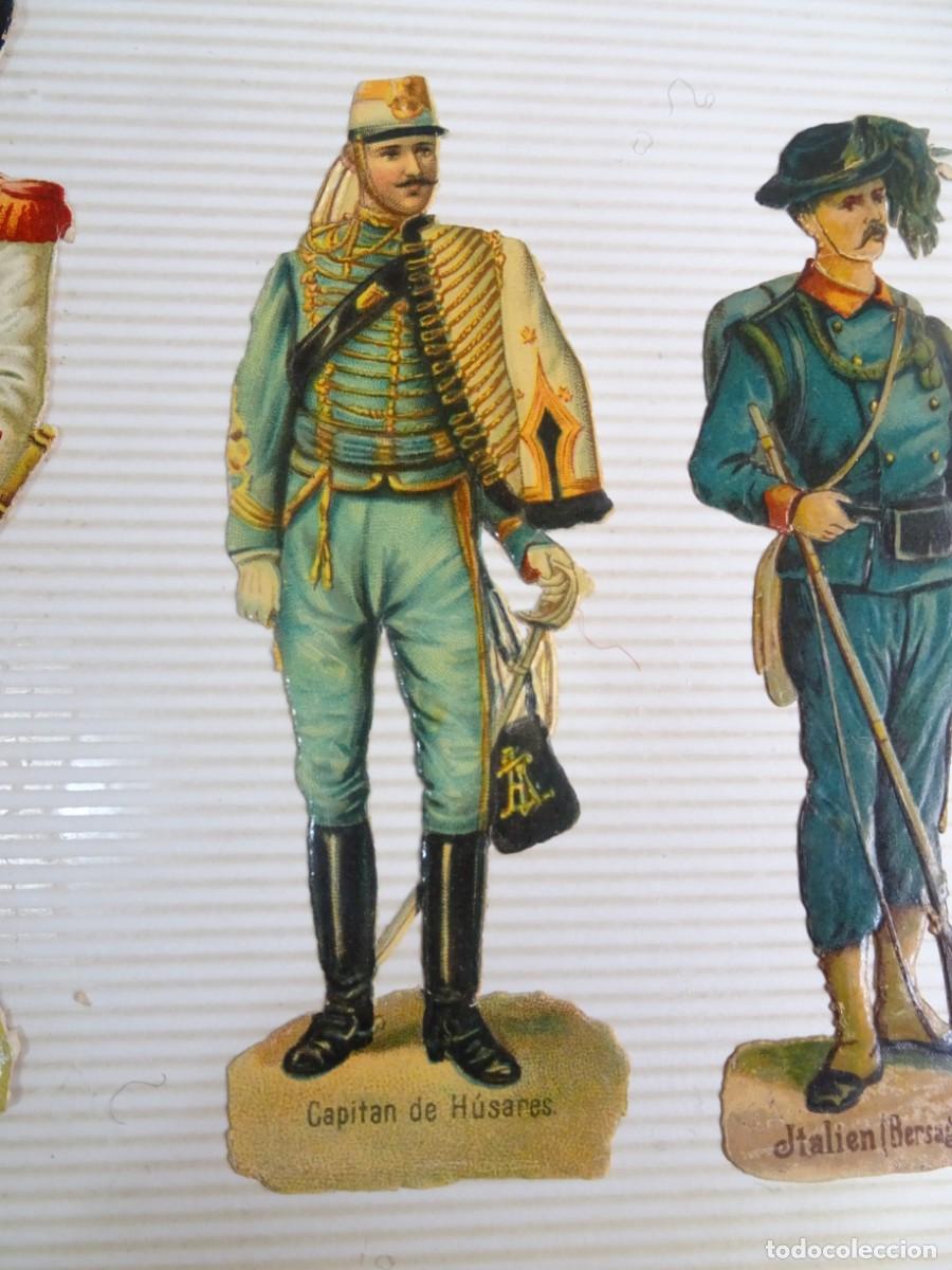 Coleccionismo Cromos troquelados antiguos: ANTIGUO CROMO TROQUELADO, MILITAR UNIFORME, VER FOTOS
