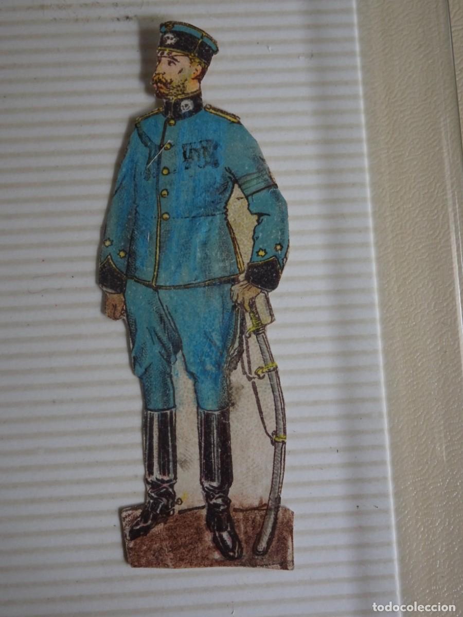 Coleccionismo Cromos troquelados antiguos: ANTIGUO CROMO TROQUELADO, MILITAR, UNIFORME, VER FOTOS