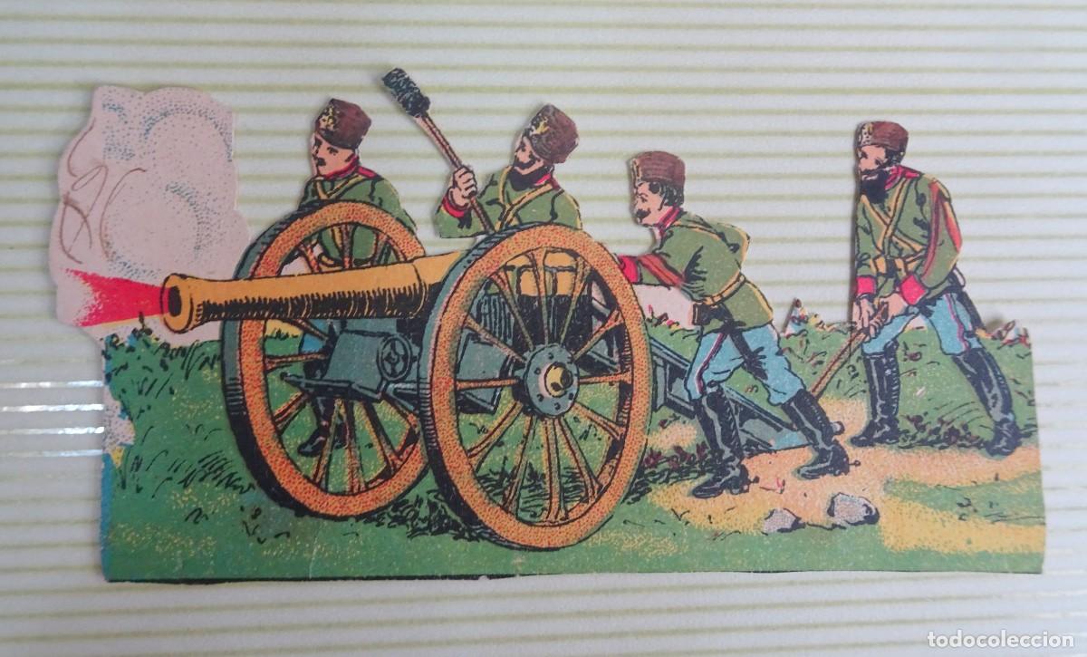 Coleccionismo Cromos troquelados antiguos: ANTIGUO CROMO TROQUELADO ,MILITARES, VER FOTOS