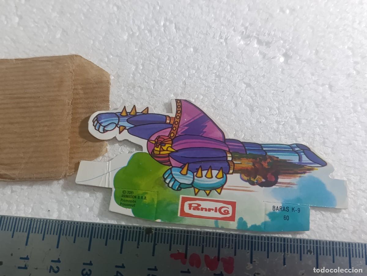 Collectable Antique Stamped Cards: CROMO TROQUELADO DE MAZINGER Z - PANRICO ENVOLTORIO ORIGINAL - N&ordm; 60 - BARAS K-9