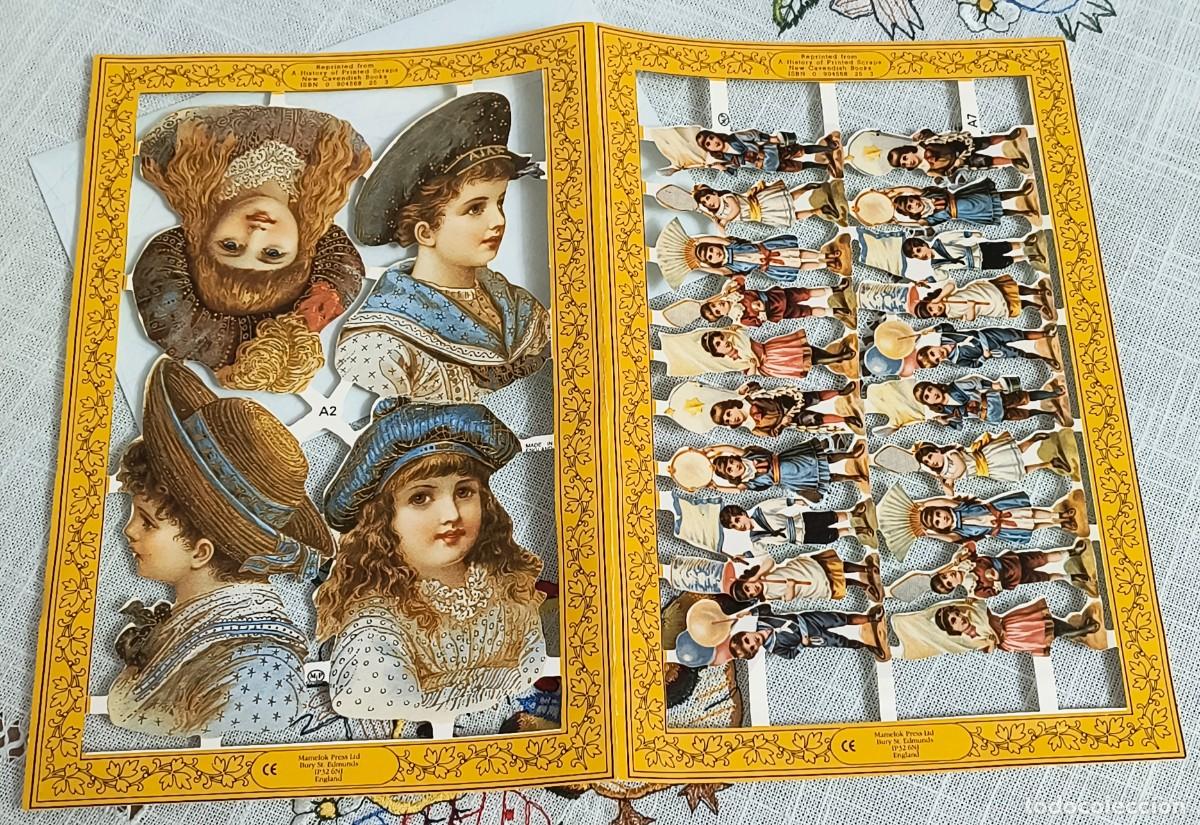 Coleccionismo Cromos troquelados antiguos: HOJA DE CROMOS TROQUELADOS DE NI&Ntilde;OS