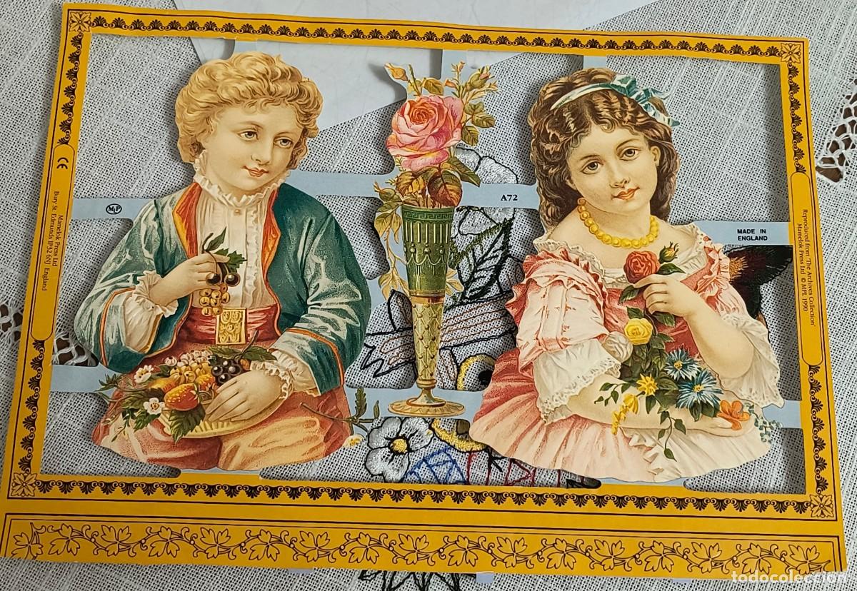Coleccionismo Cromos troquelados antiguos: HOJA DE CROMOS TROQUELADOS DE NI&Ntilde;OS (2)