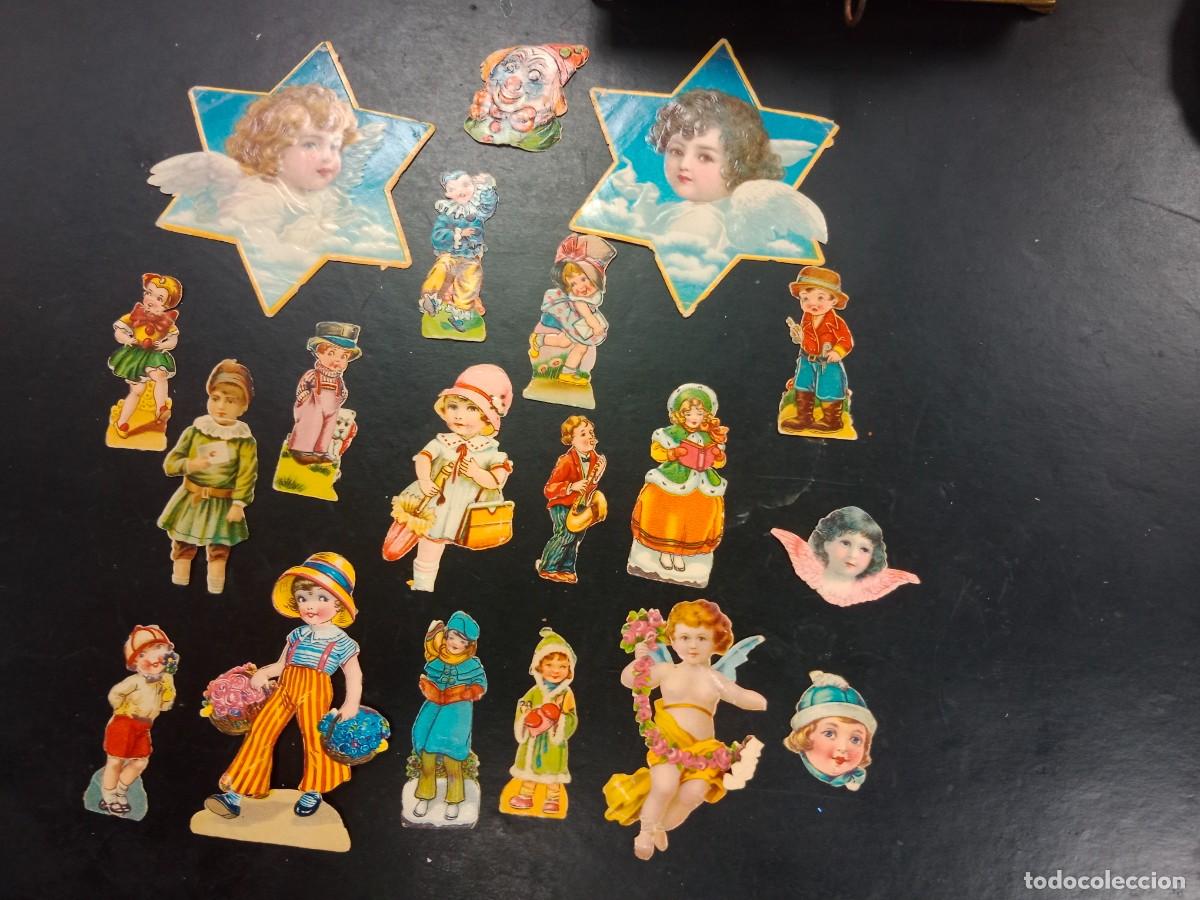 Coleccionismo cromos troquelados antiguos: LOTE ANTIGUOS CROMOS TROQUELADOS A&Ntilde;OS 40/50 - TEMA : NI&Ntilde;OS