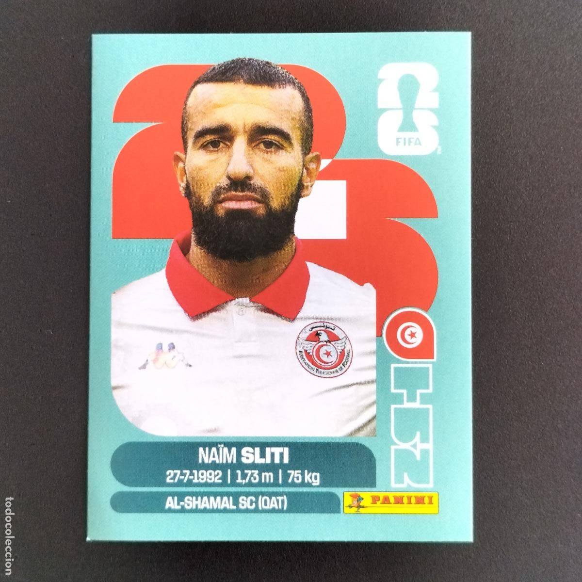 Coleccionismo cromos troquelados antiguos: TUN 20 NAIM SLITI TUNEZ CROMOS STICKER MUNDIAL 26 2026 FIFA WORLD CUP PANINI