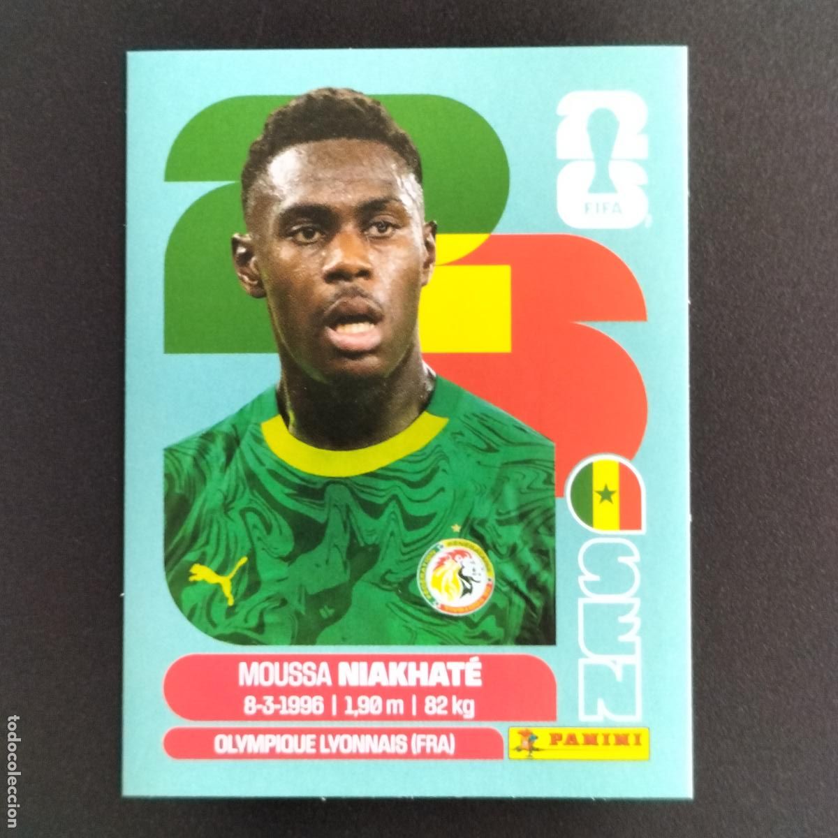 Coleccionismo cromos troquelados antiguos: SEN 4 MOUSSA NIAKHATE SENEGAL CROMOS STICKER MUNDIAL 26 2026 FIFA WORLD CUP PANINI