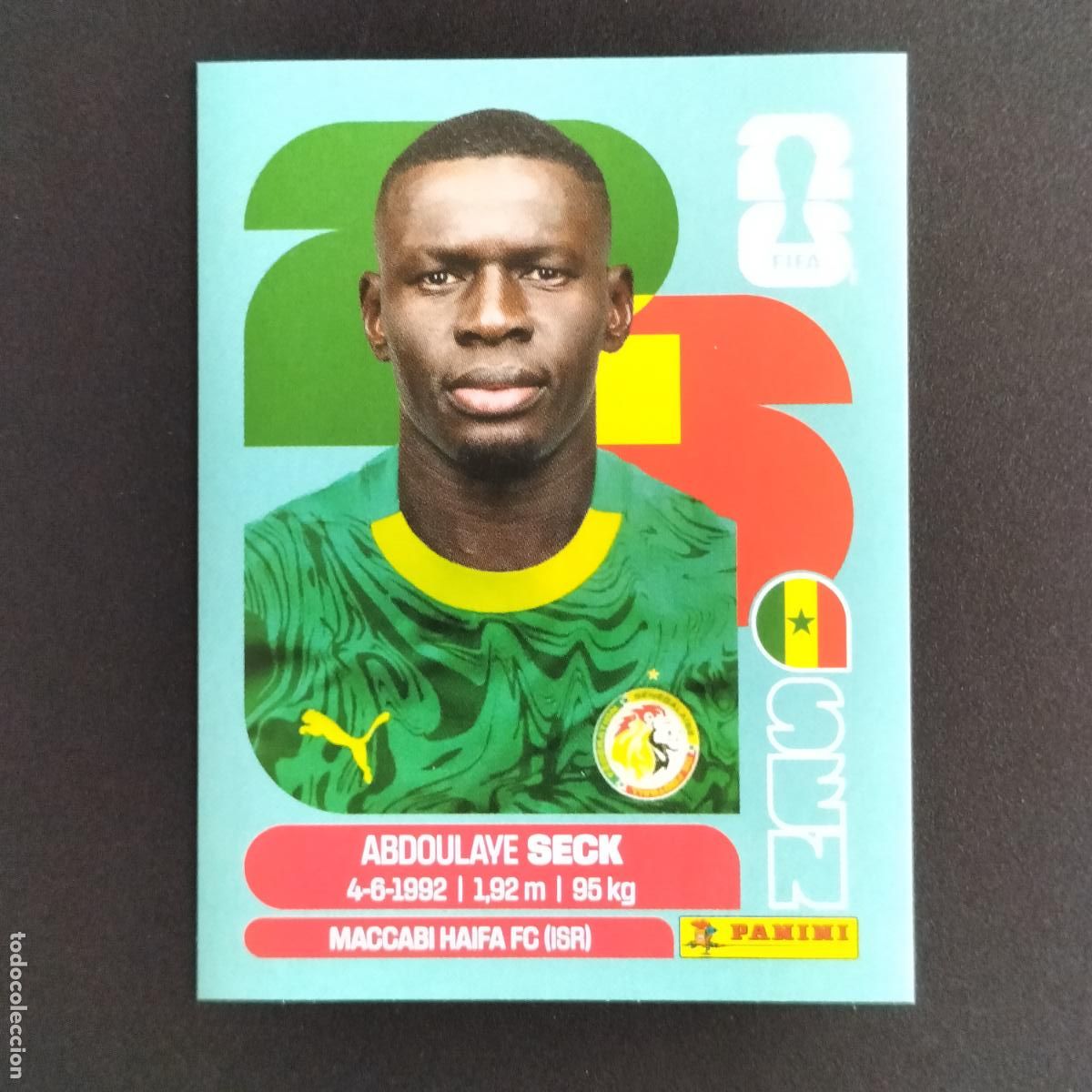 Coleccionismo cromos troquelados antiguos: SEN 5 ABDOULAYE SECK SENEGAL CROMOS STICKER MUNDIAL 26 2026 FIFA WORLD CUP PANINI