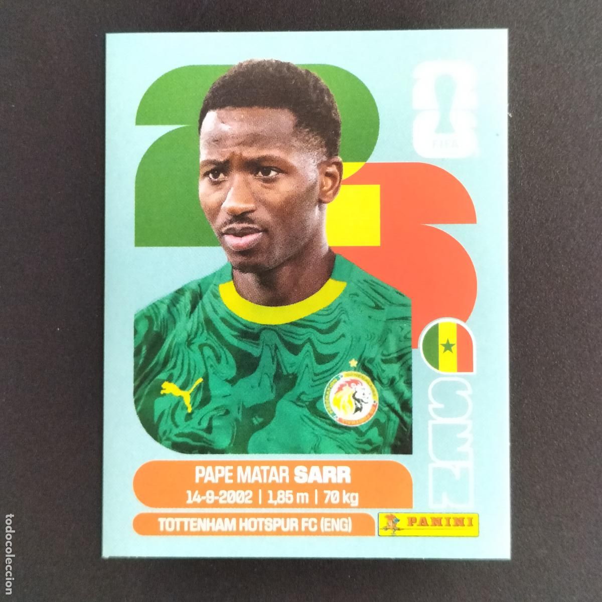 Coleccionismo cromos troquelados antiguos: SEN 10 PAPE MATAR SARR SENEGAL CROMOS STICKER MUNDIAL 26 2026 FIFA WORLD CUP PANINI