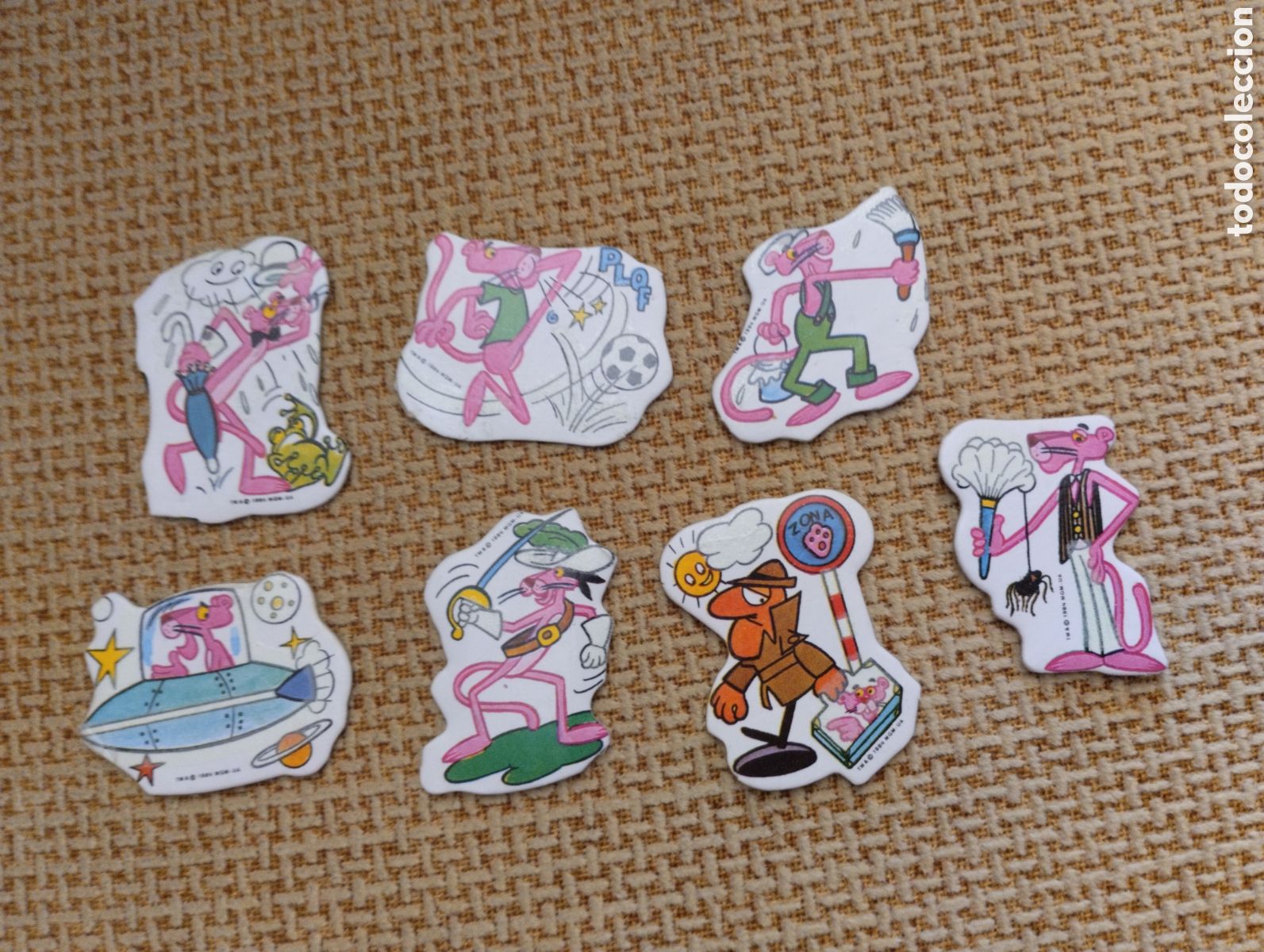 Collectionnisme Cartes &agrave; collectionner massicot&eacute;es anciennes: Lote cromos Troquelados La Pantera Rosa Matutano