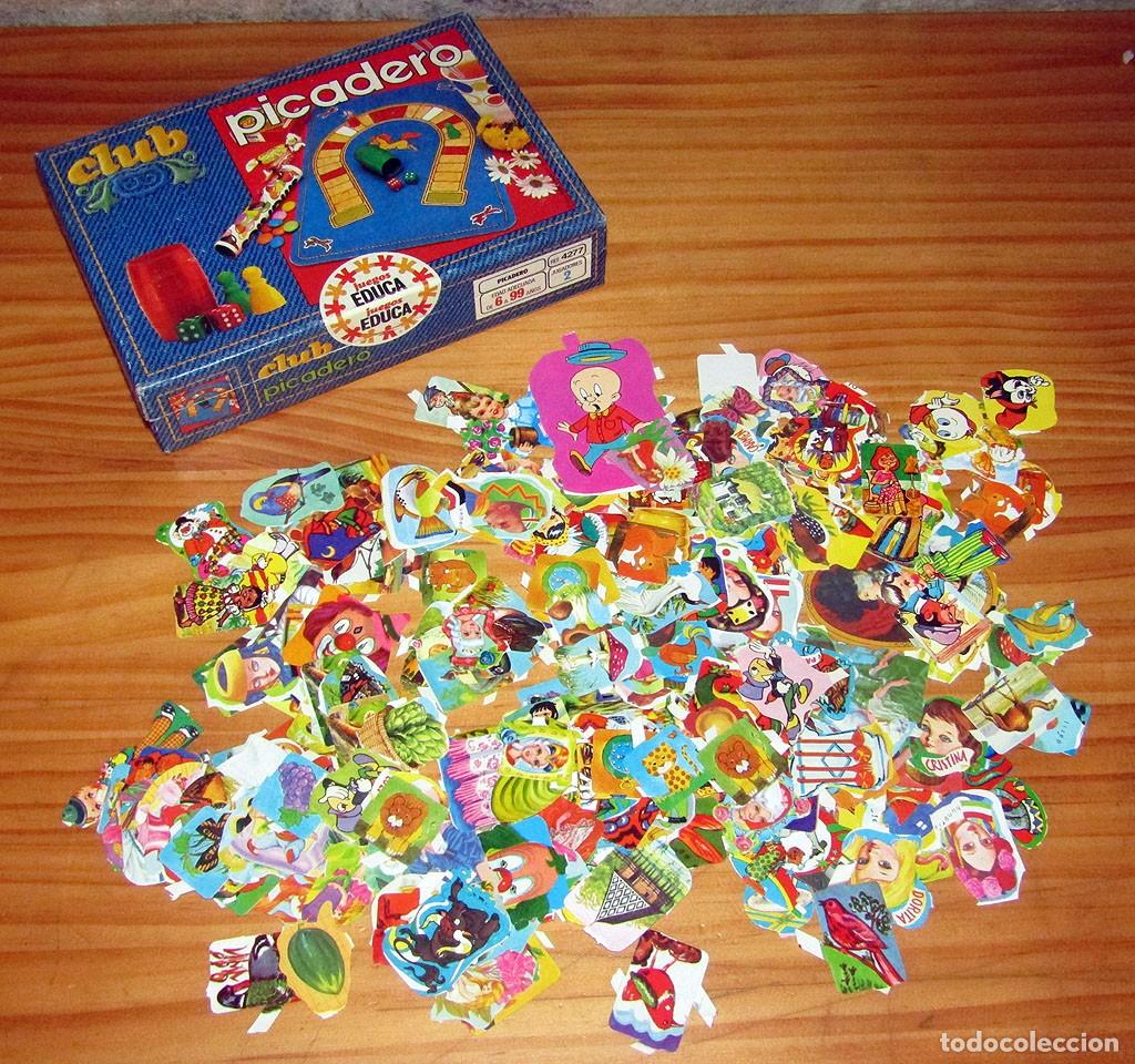 Coleccionismo cromos troquelados antiguos: CAJA CON 250 CROMOS DE PICAR O TROQUELADOS
