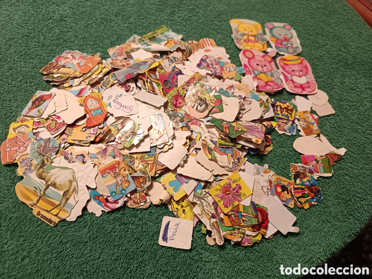 Coleccionismo cromos troquelados antiguos: GRAN LOTE DE CIEBTOS DE CROMOS ANTIGUOS DE PALMEAR, A REVISAR