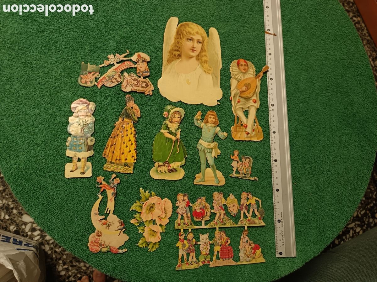 Coleccionismo cromos troquelados antiguos: BONITO LOTE DE CROMOS ANTIGUOS S.XIX Y PRINCIPIOS DEL XX, GRANDES