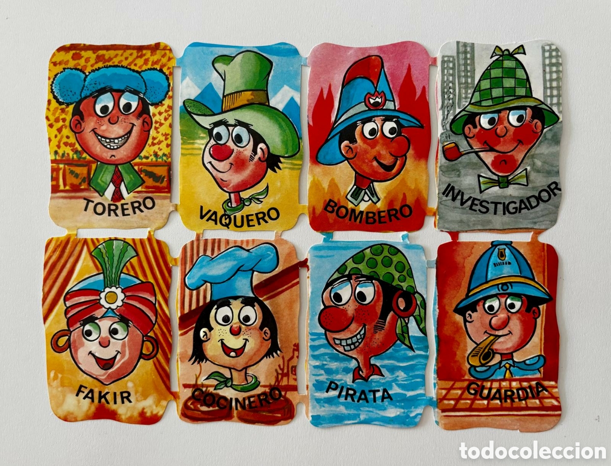 Coleccionismo cromos troquelados antiguos: L&aacute;mina CROMOS TROQUELADOS espa&ntilde;oles LISEL dibujos pesonajes 70/80 NUEVA colecci&oacute;n antiguo ni&ntilde;as