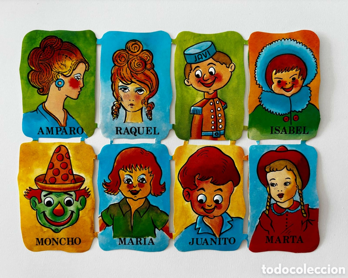 Coleccionismo cromos troquelados antiguos: L&aacute;mina CROMOS TROQUELADOS espa&ntilde;oles LISEL dibujos pesonajes 70/80 NUEVA colecci&oacute;n antiguo ni&ntilde;as