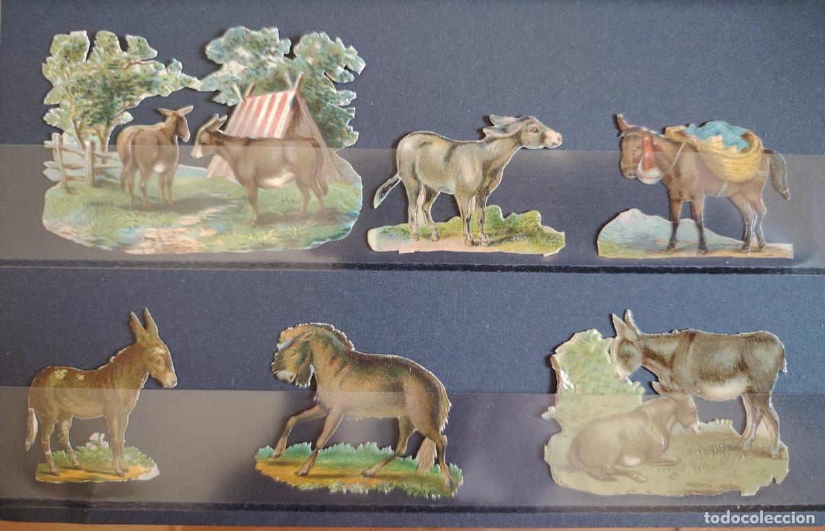 Collezionismo Figurine ritagliate antiche: CROMOS TROQUELADOS CABALLOS ANTIGUOS FINALES SIGLO XIX PPCOS SIGLO XX LOTE 4