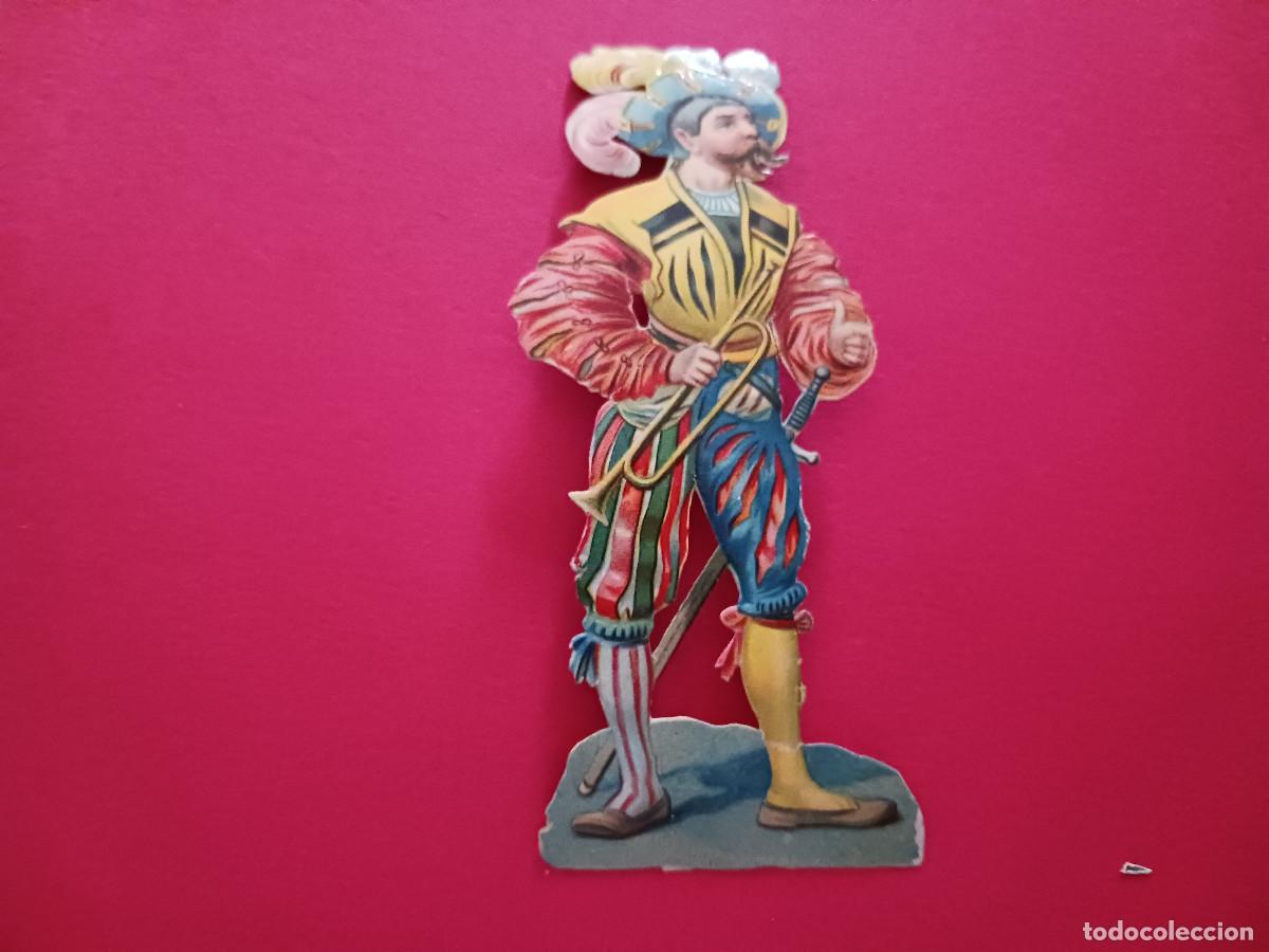 Coleccionismo cromos troquelados antiguos: cromo troquelado, mercenario renacentista, chocolate amatller
