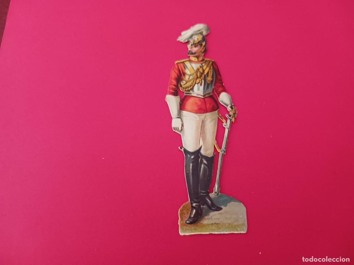 Coleccionismo cromos troquelados antiguos: cromo troquelado, capitan britanico, chocolate amatller