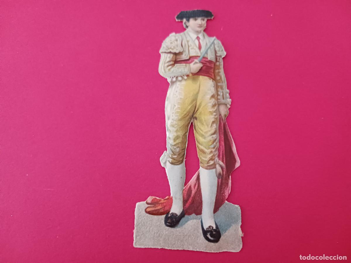 Coleccionismo cromos troquelados antiguos: cromo troquelado, torero, sin nombre