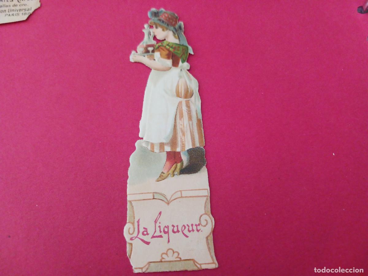 Coleccionismo cromos troquelados antiguos: cromo troquelado, el licor, compa&ntilde;ia colonial