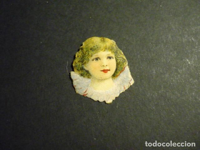Sammeln alte gestanzte Sammelbilder: CABEZA DE ANGEL CROMO TROQUELADO