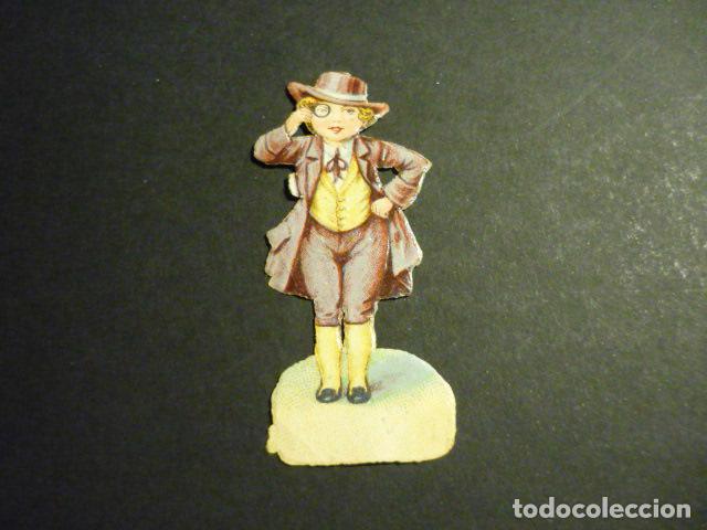 Collectionnisme Cartes &agrave; collectionner massicot&eacute;es anciennes: NI&Ntilde;O ELEGANTE CROMO TROQUELADO