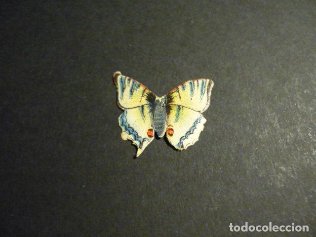Collectable Antique Stamped Cards: MARIPOSA CROMO TROQUELADO