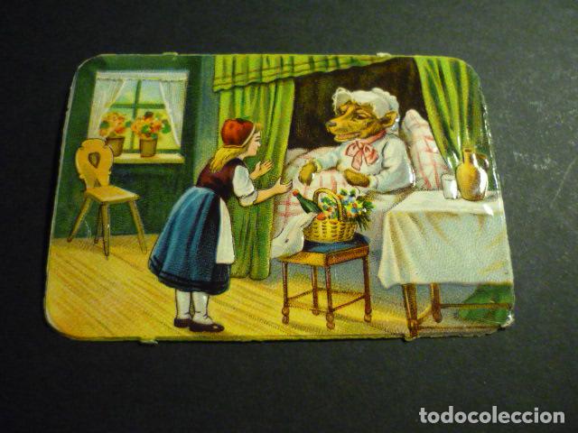 Collectable Antique Stamped Cards: CAPERUCITA ROJA CROMO TROQUELADO