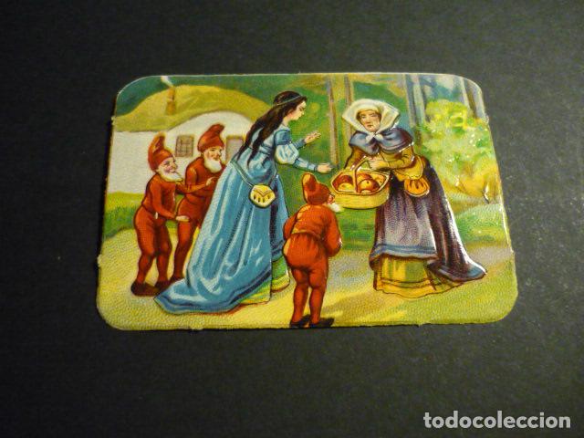 Collectable Antique Stamped Cards: BLANCA NIEVES Y LOS SIETE ENANITOS CROMO TROQUELADO