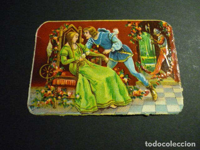 Collectable Antique Stamped Cards: LA BELLA DURMIENTE CROMO TROQUELADO