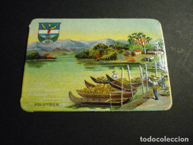 Collectable Antique Stamped Cards: COLOMBIA CROMO TROQUELADO