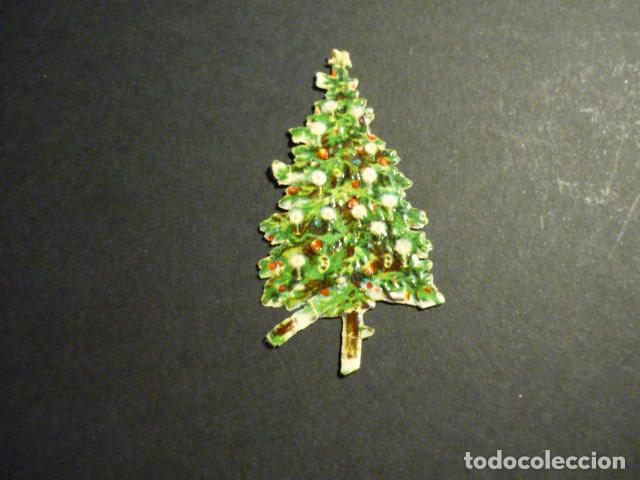 Collectionnisme Cartes &agrave; collectionner massicot&eacute;es anciennes: ARBOL DE NAVIDAD CROMO TROQUELADO