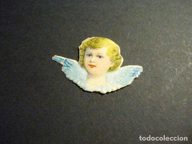 Collectionnisme Cartes &agrave; collectionner massicot&eacute;es anciennes: CABEZA DE ANGEL CROMO TROQUELADO