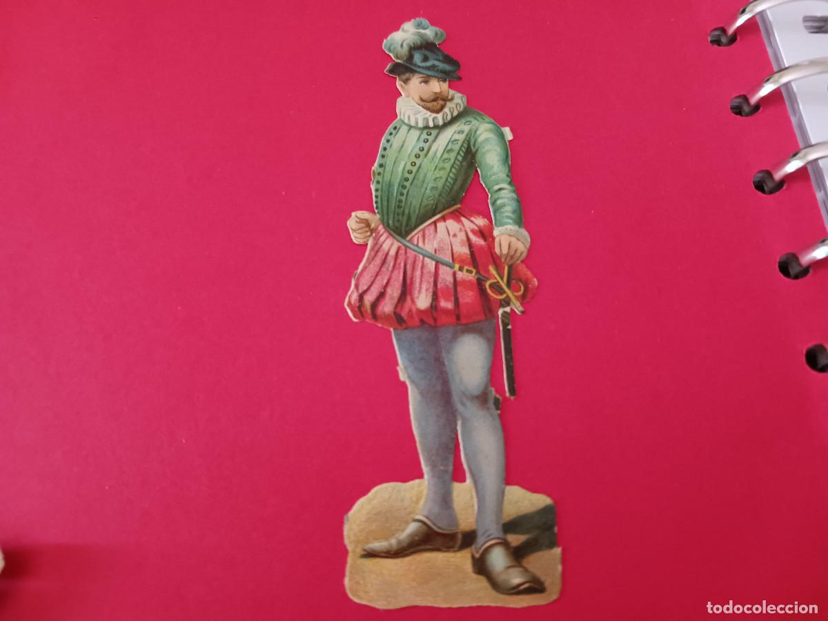 Coleccionismo cromos troquelados antiguos: cromo troquelado, caballero espa&ntilde;ol, sin nombre comercial