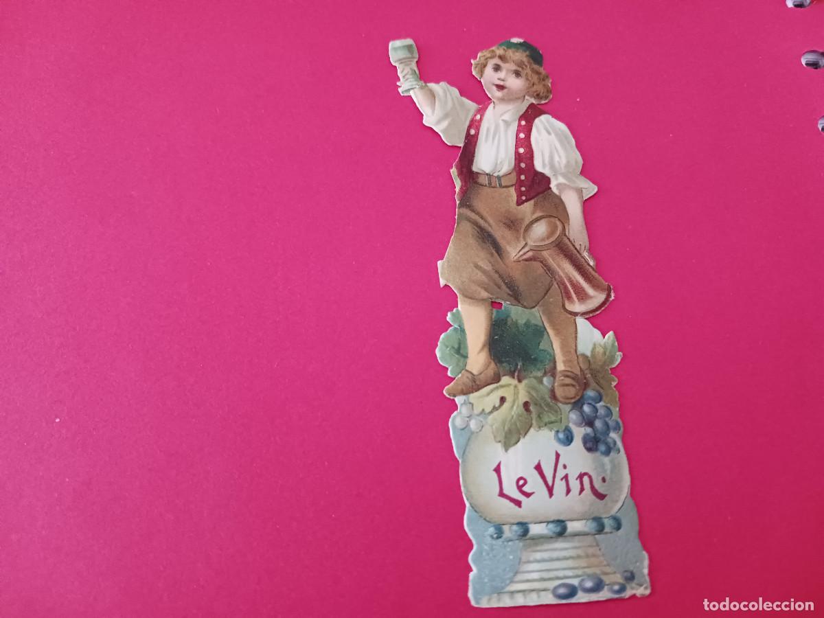 Coleccionismo cromos troquelados antiguos: cromo troquelado, el vino, sin nombre comercial