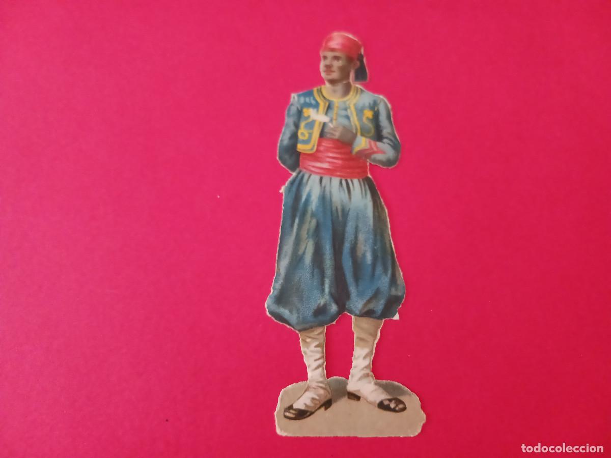 Coleccionismo cromos troquelados antiguos: cromo troquelado, arabe, sin nombre comercial