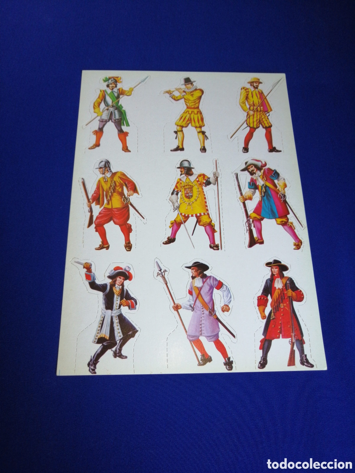 Coleccionismo cromos troquelados antiguos: SOLDADOS DE TODOS LOS TIEMPOS MAGA L&Aacute;MINA TROQUELADA
