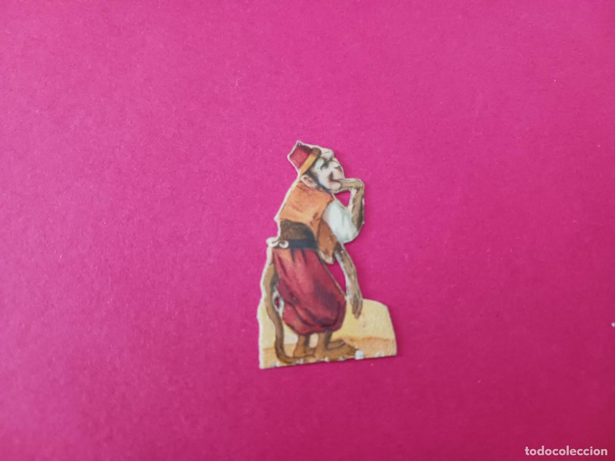 Coleccionismo cromos troquelados antiguos: cromo troquelado, monito, sin nombre comercial