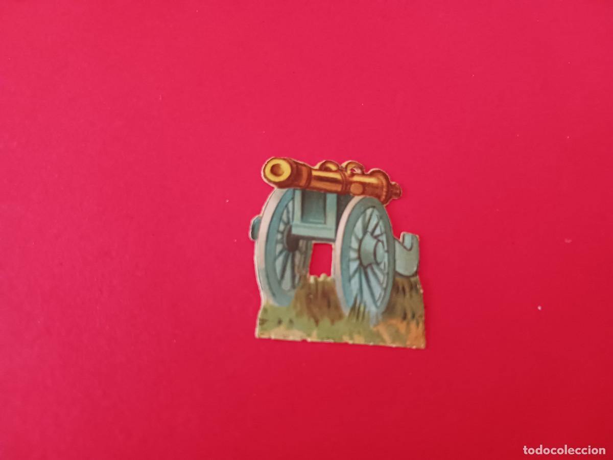 Coleccionismo cromos troquelados antiguos: cromo troquelado, ca&ntilde;on, sin nombre comercial