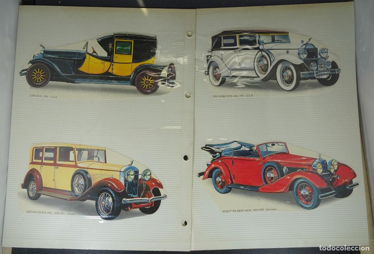 Coleccionismo cromos troquelados antiguos: LOTE DE 4 CROMOS TROQUELADOS COCHES ANTIGUOS, TAMA&Ntilde;O GRANDE, VER FOTOS