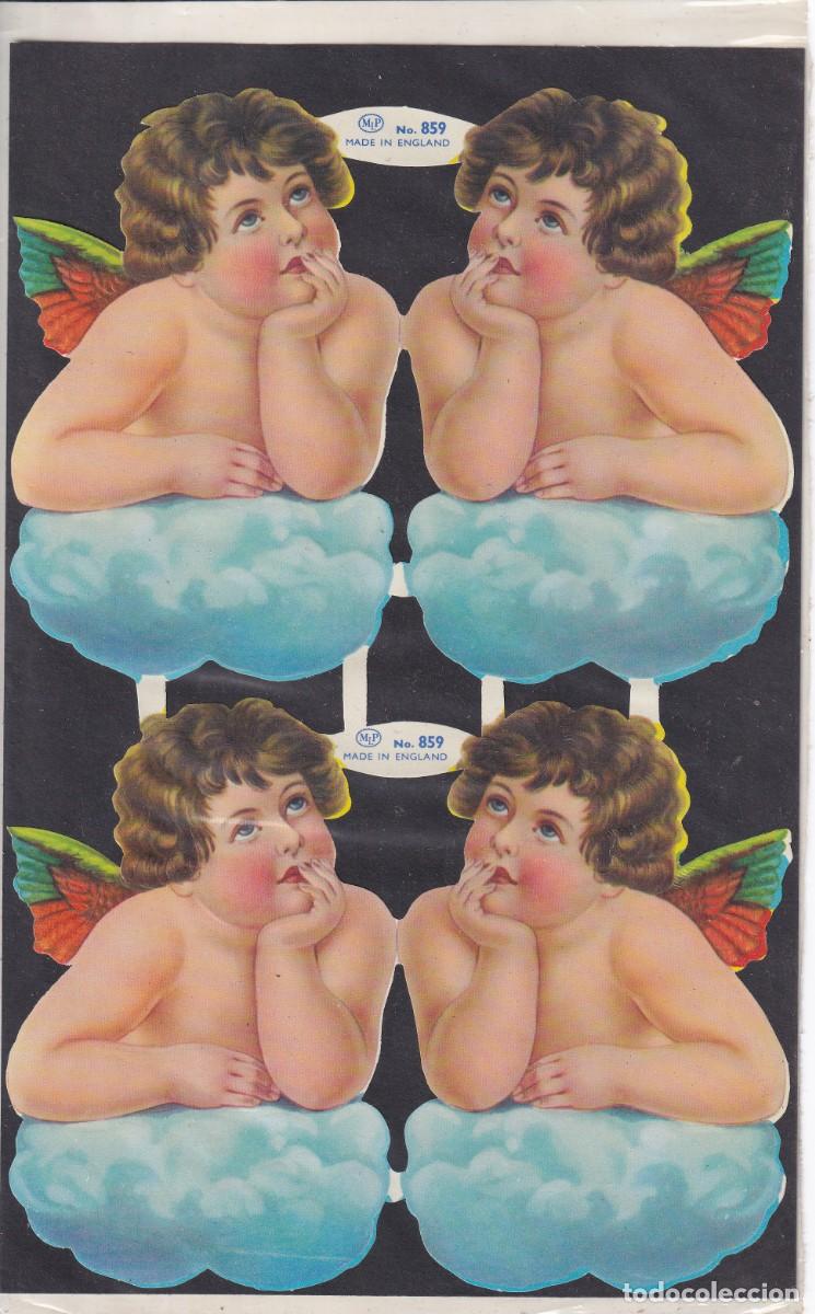 Coleccionismo cromos troquelados antiguos: 2 HOJAS CON CROMOS ANTIGUOS DE PICAR TROQUELADOS NUEVOS Y PRECINTADOS (MADE IN ENGLAND)