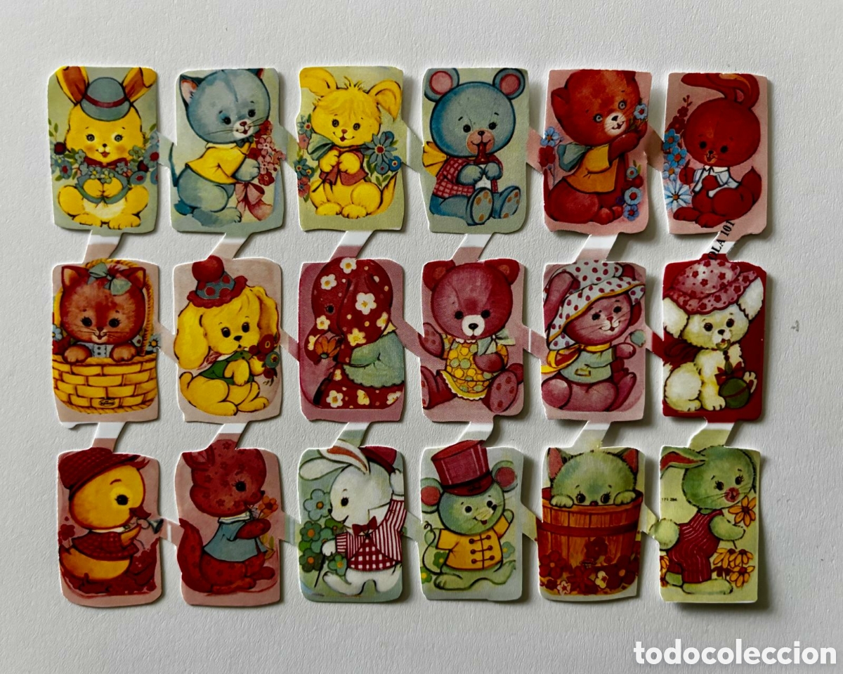 Coleccionismo cromos troquelados antiguos: L&aacute;mina CROMOS TROQUELADOS espa&ntilde;oles ACTUALES REEDICI&Oacute;N dibujos 70/80 NUEVA colecci&oacute;n juegos ni&ntilde;os