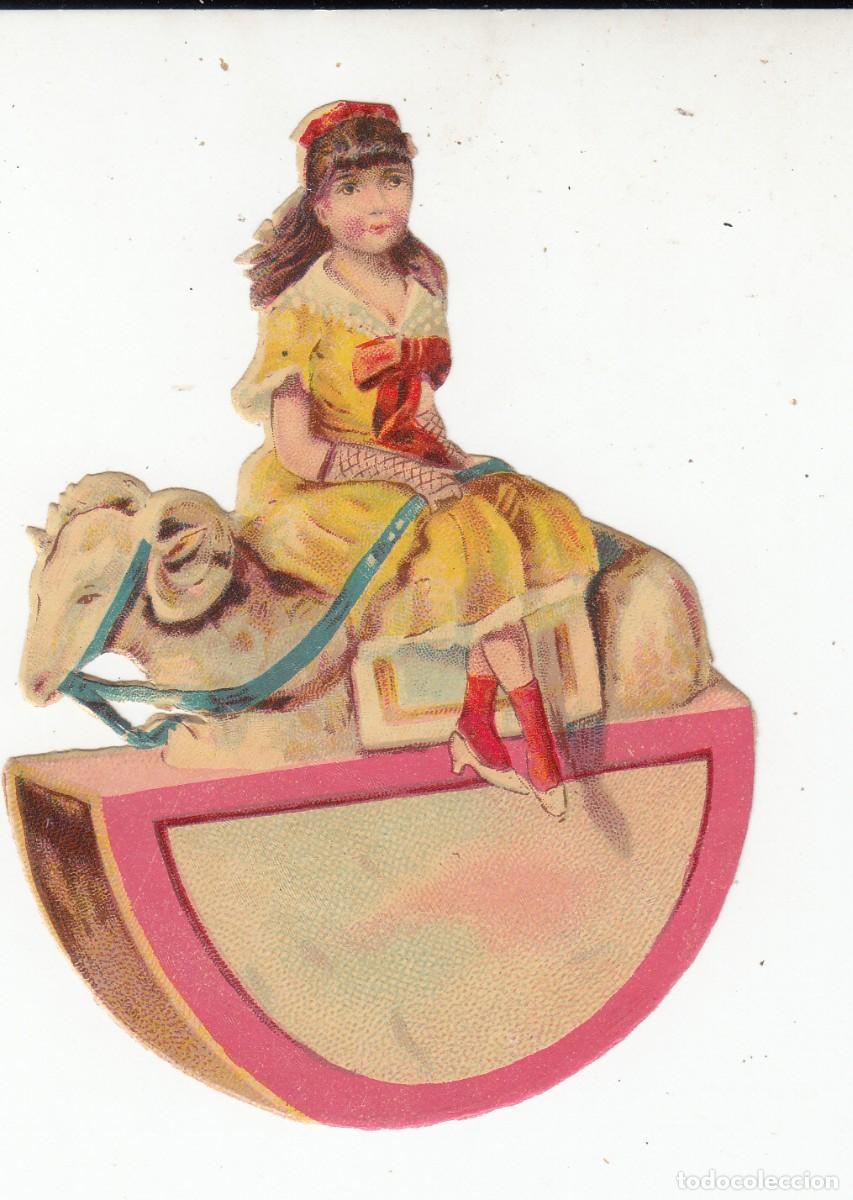 Coleccionismo cromos troquelados antiguos: CROMO TROQUELADO ANTIGUO - LA NUEVA COLONIAL - BOIX - BARCELONA