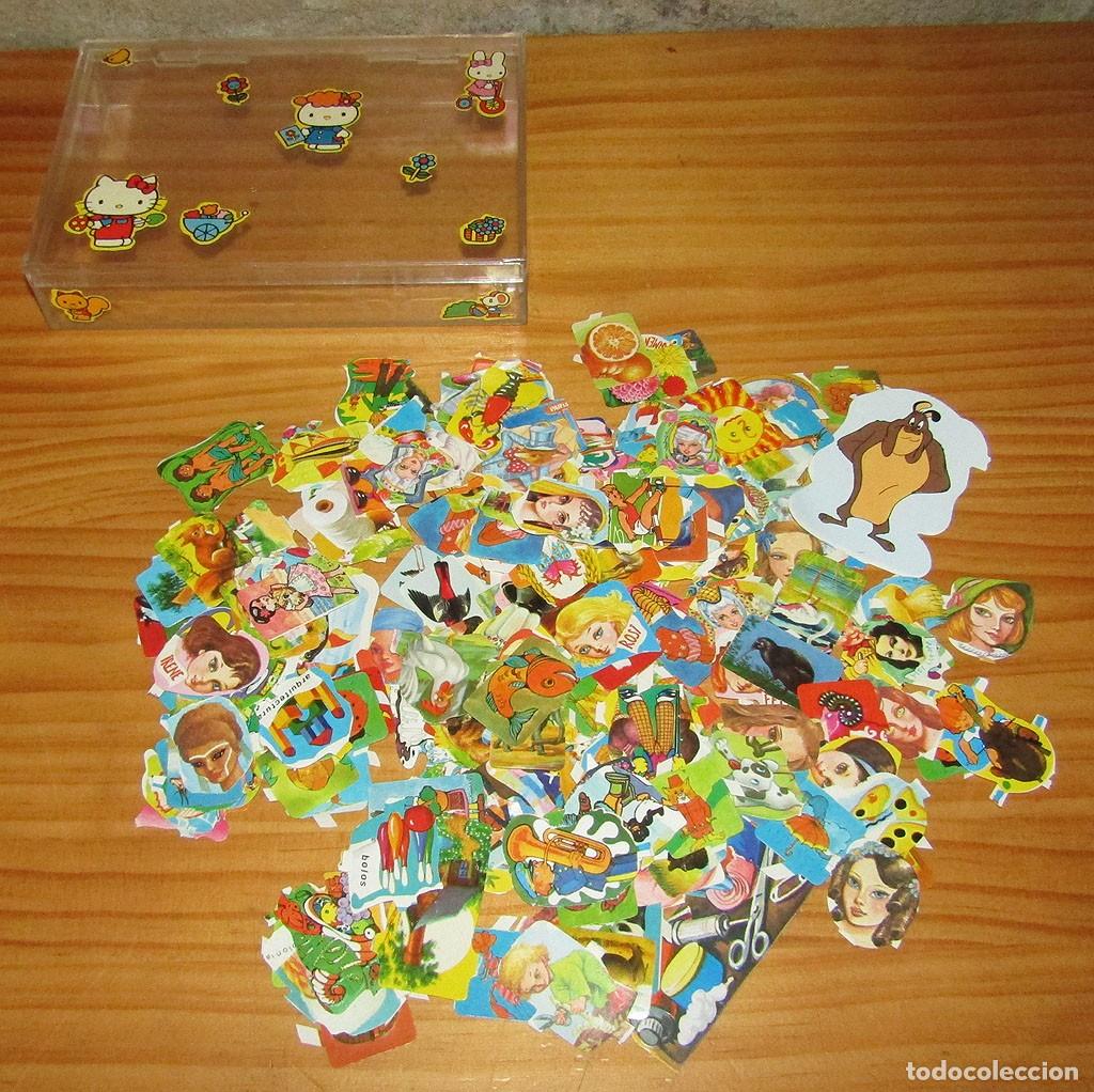Coleccionismo cromos troquelados antiguos: CAJA CON 250 CROMOS DE PICAR O TROQUELADOS