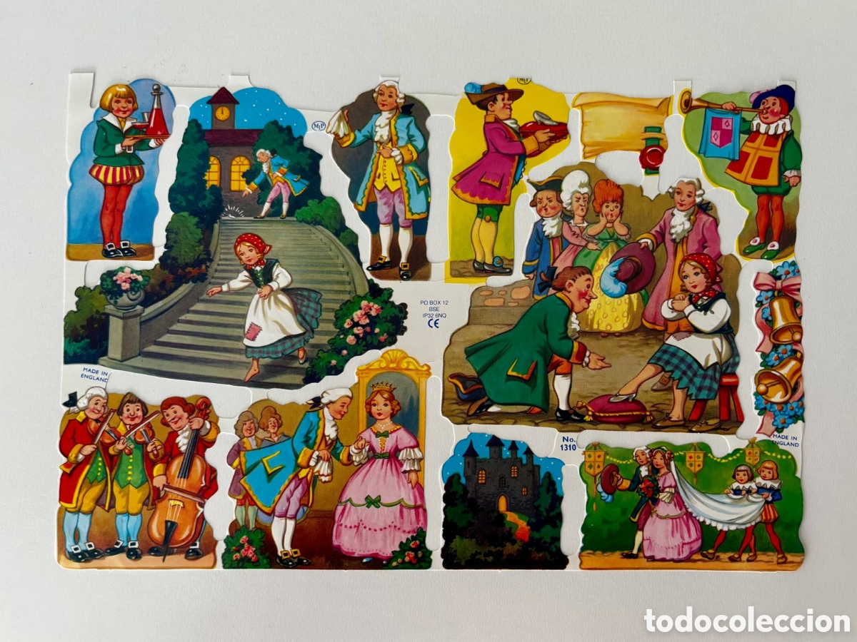 Coleccionismo cromos troquelados antiguos: L&aacute;mina CROMOS TROQUELADOS ingleses MLP 1310 cuento Cenicienta NUEVA colecci&oacute;n infantiles ni&ntilde;as