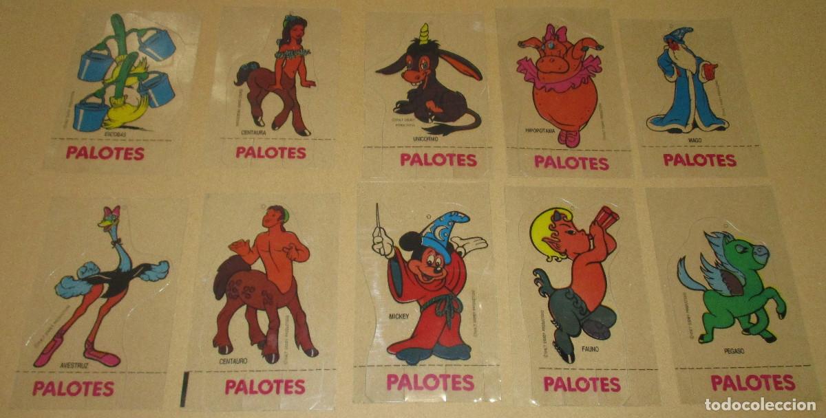 Coleccionismo cromos troquelados antiguos: Lote 10 cromos pl&aacute;sticos troquelados FANTAS&Iacute;A, WALT DISNEY, PALOTES, DAMEL