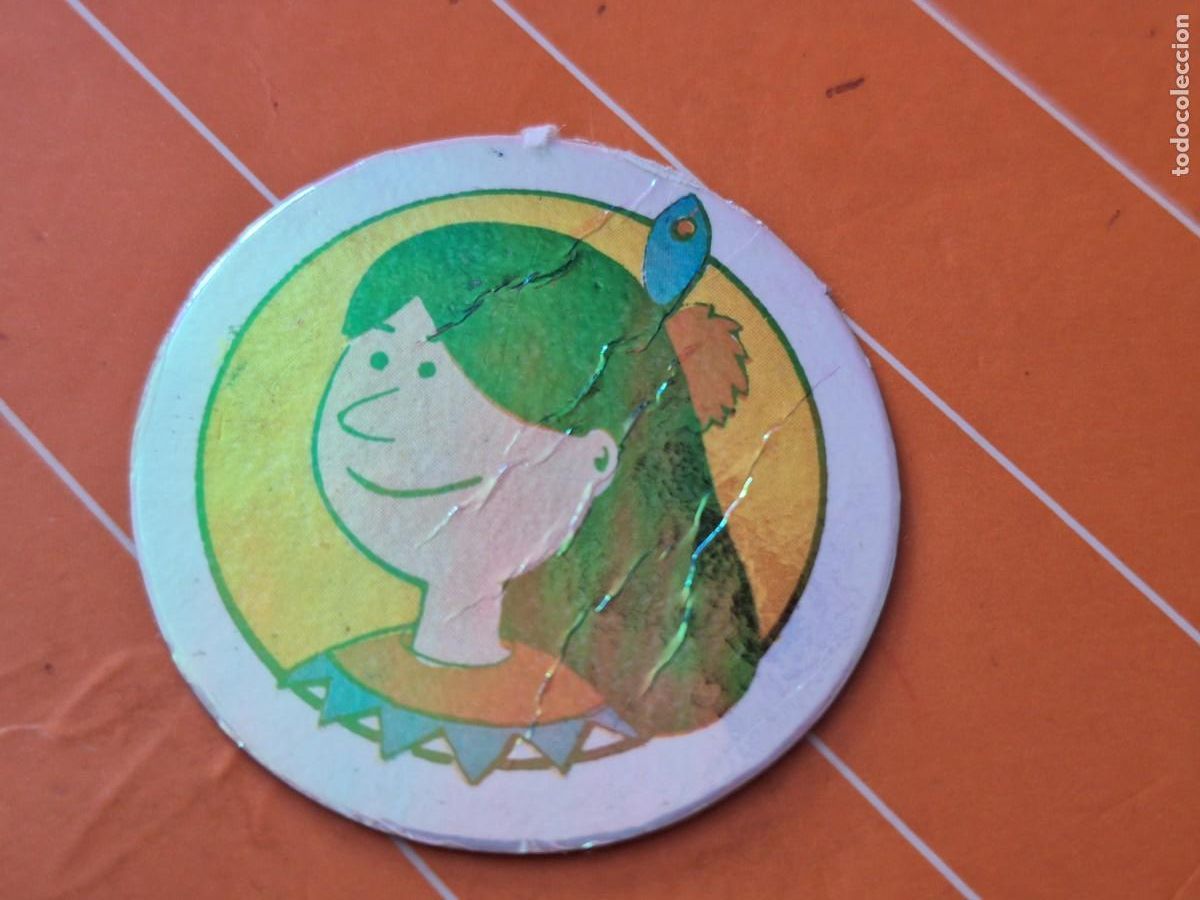Coleccionismo cromos troquelados antiguos: D CROMO REDONDO PHOSKITOS ERASE UNA VEZ EL HOMBRE N FLOR EN EL OESTE
