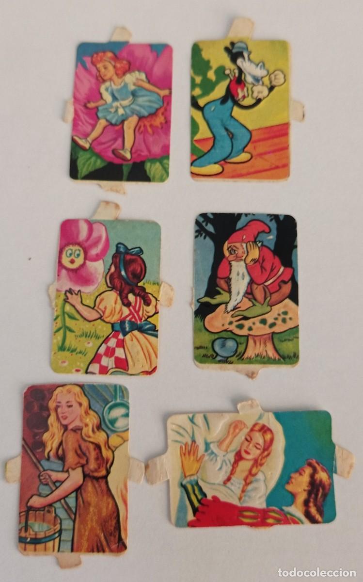 Coleccionismo cromos troquelados antiguos: SEIS CROMOS TROQUELADOS DE PICAR